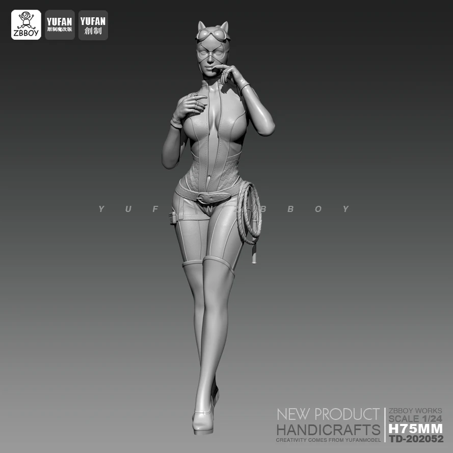 

1/24 Resin model kits figure beauty colorless and self-assembled TD-202052