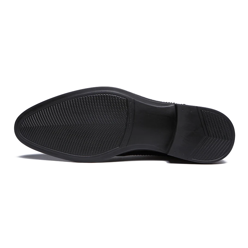 

Mazefeng 2019 Big Size 38-47 Men Dress Shoes Black Wedding Shoes Winter Pointed Toe Flat Business British Lace Up Oxfords Shoes