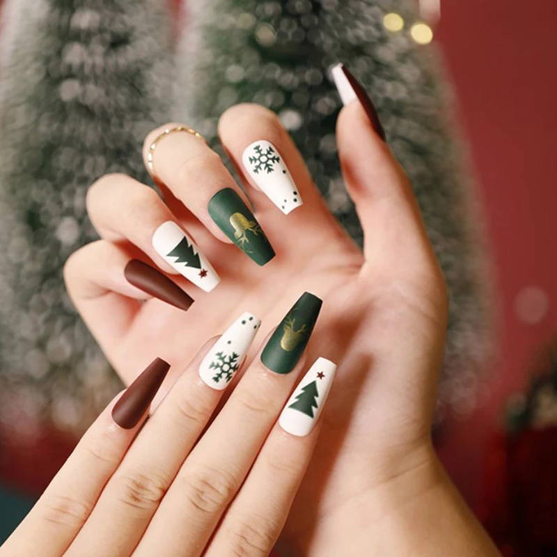 Съемный длинный гроб параграф Модный маникюр бесплатная доставка пресс на ногти