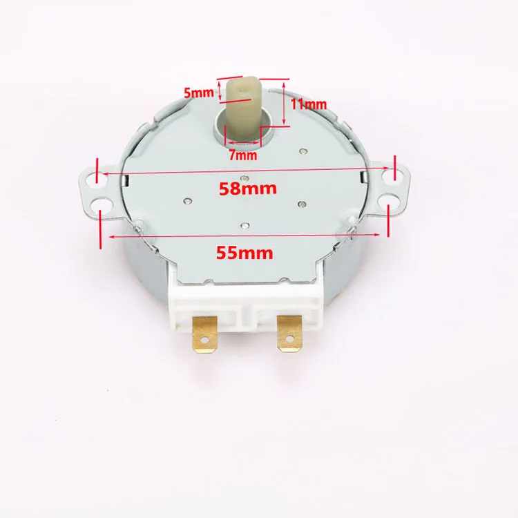 1pcs TYJ50-8A7 for Microwave Turn Table Synchronous Motor 220-240V 4W 4R/Min