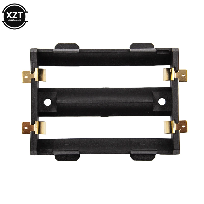 Чехол для батарей smd 1/2x26650 коробка хранения бронзовые значки 1x2 слота 26650 корпус