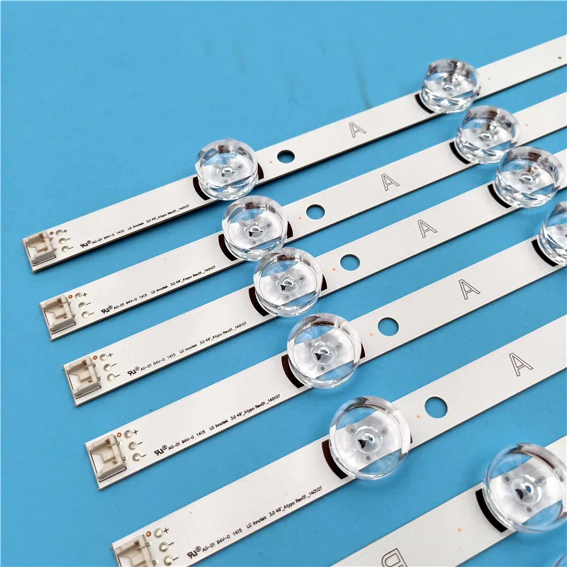 

10 PCS/set LED Backlight strip For LG 49 inch TV 49LB5550 49LF5500 49LB551 Innotek DRT 3.0 49"A/B 6916L-1944A 6916L-1945A