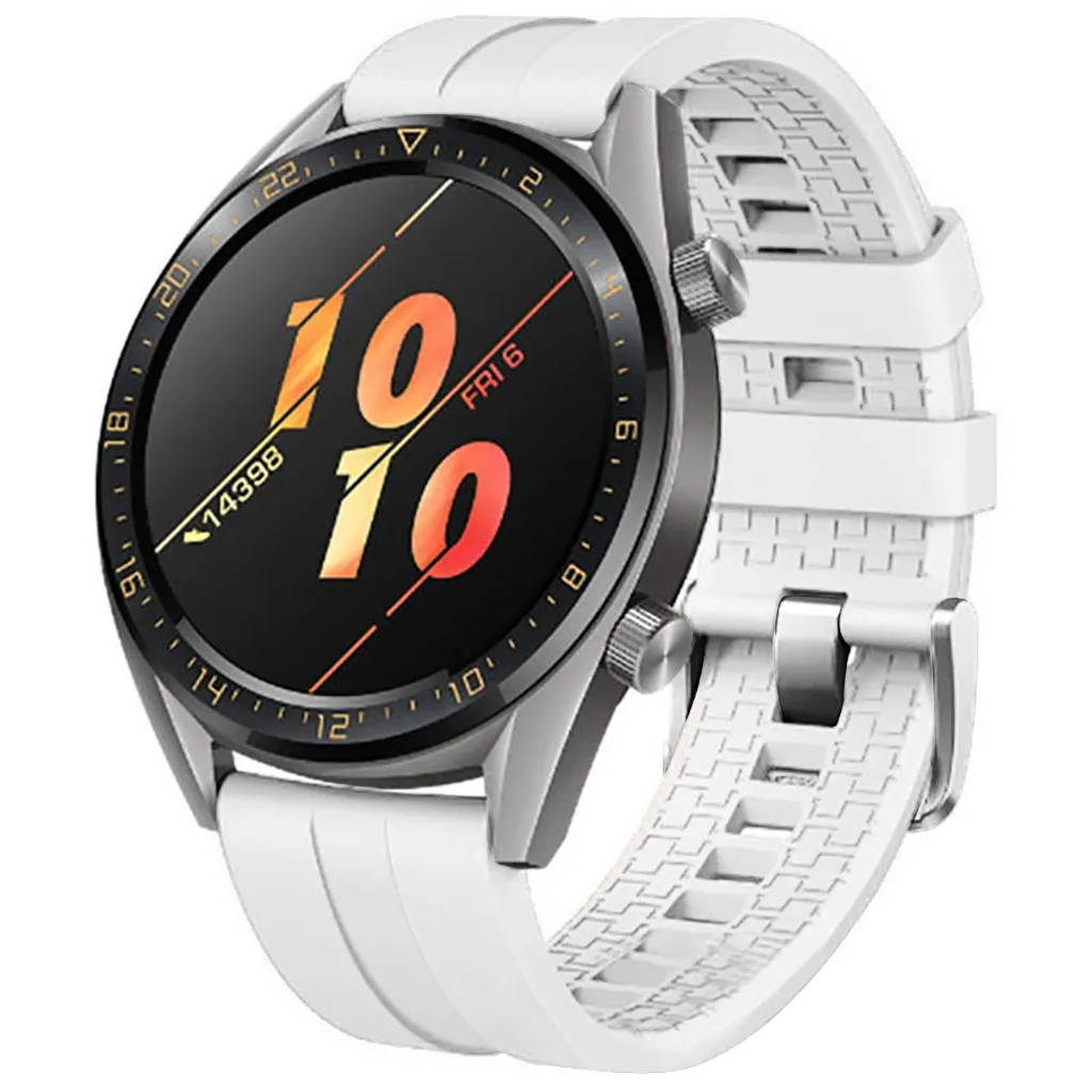 22mm Width Silicone Watchband for Huawei Watch GT/Active 46mm/Honor Magic Replacement Strap Watch Accessories