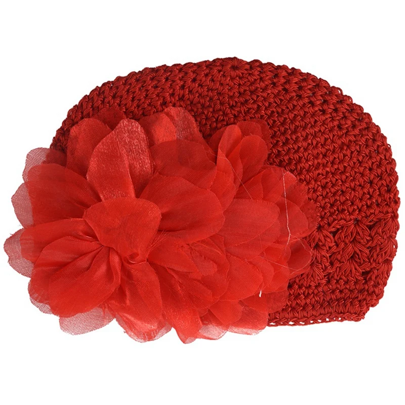 Милый ребенок цветок Хлопок Кепка (красный)|Шапки и кепки| |