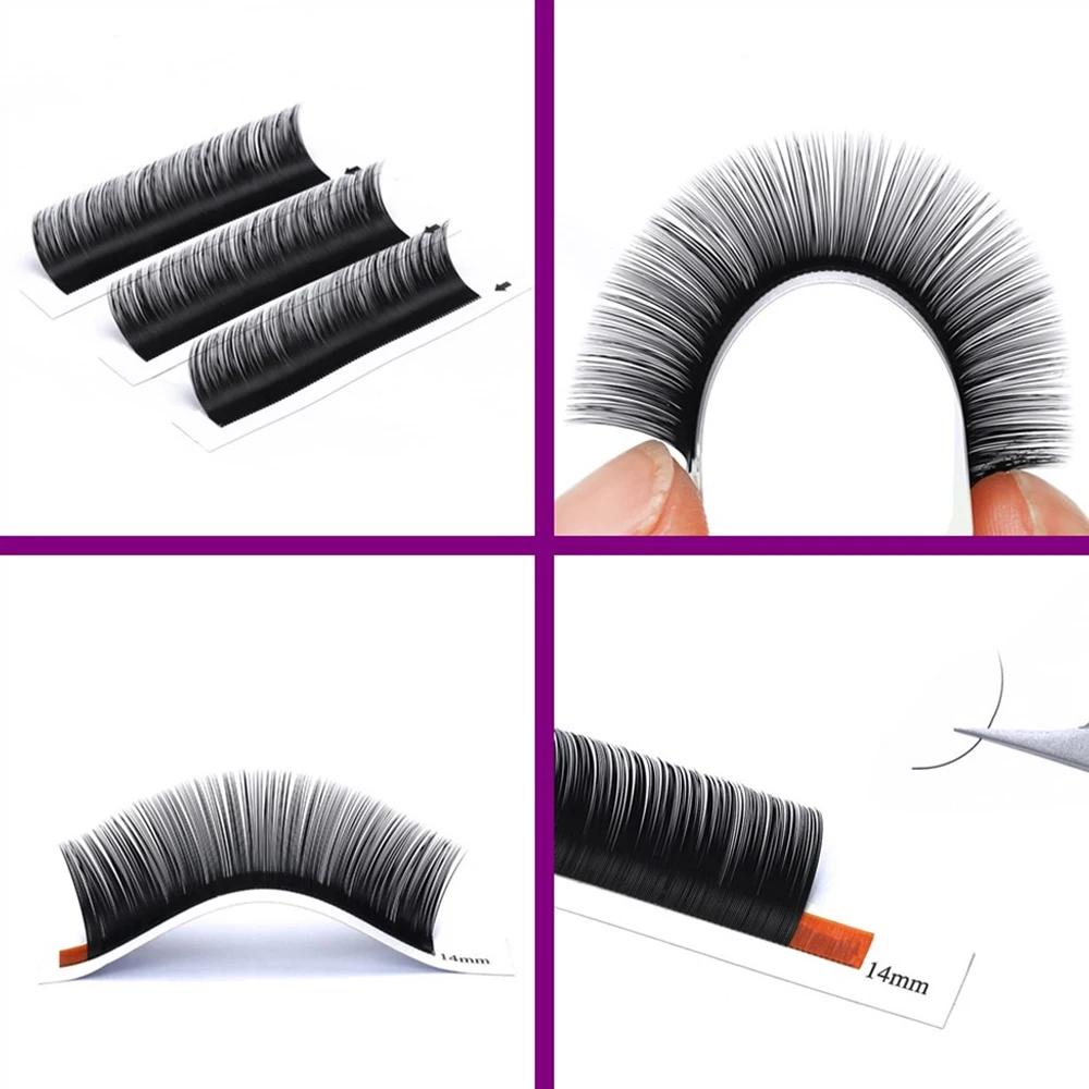 Частный логотип Классические Индивидуальные ресницы для наращивания OEM и ODM