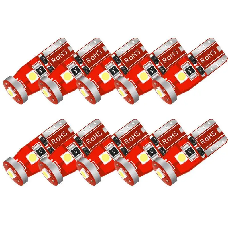 

10pcs LED T10 3030 Chip Led Car Light for Parking Front Rear Sidemarker Light Bulbs