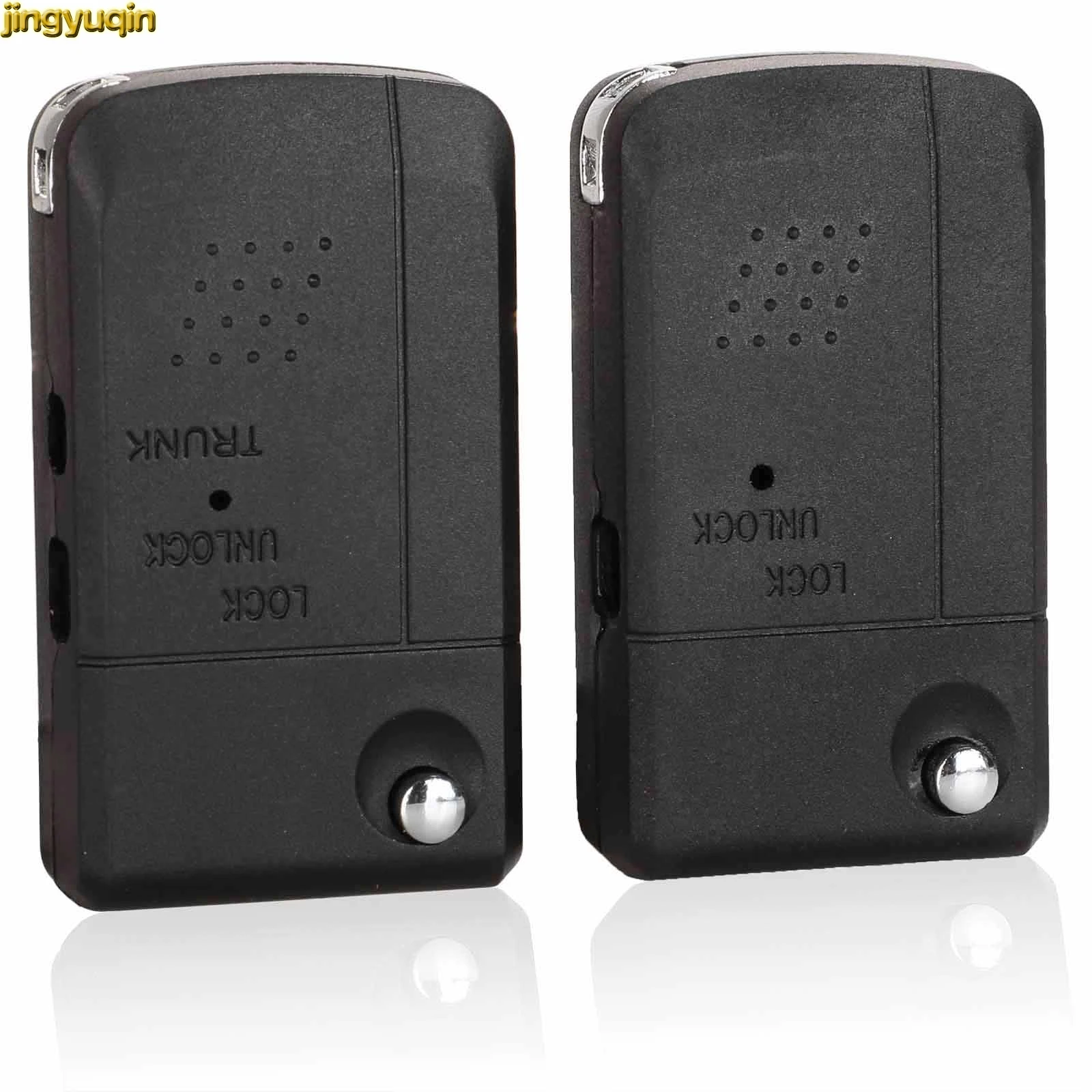 

Jingyuqin 10 шт. флип-пульт дистанционного управления модифицированный брелок TOY43 для Toyota Carina Estima Harrier Previa Corolla Celica 1/2 боковые кнопки