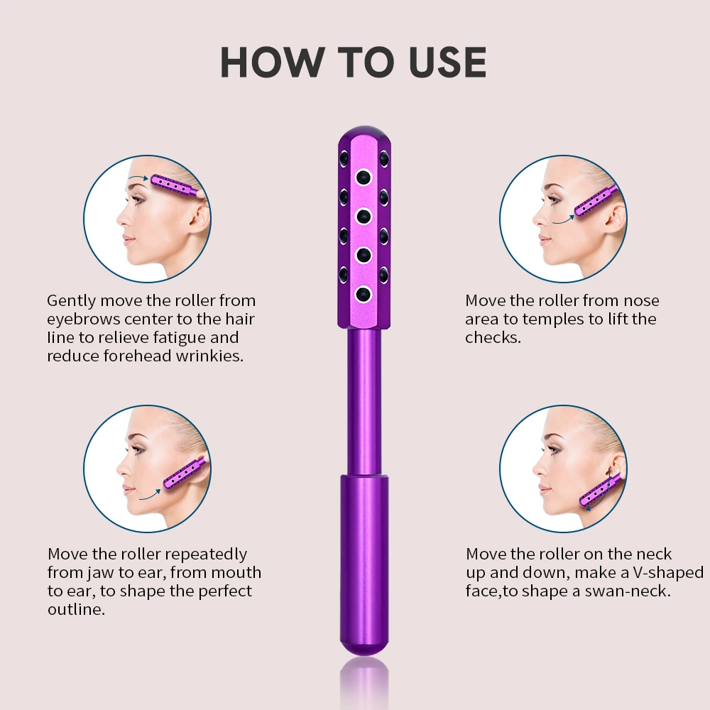 Косметический роликовый массажер мисс Салли палочка для подтяжки кожи лица уход