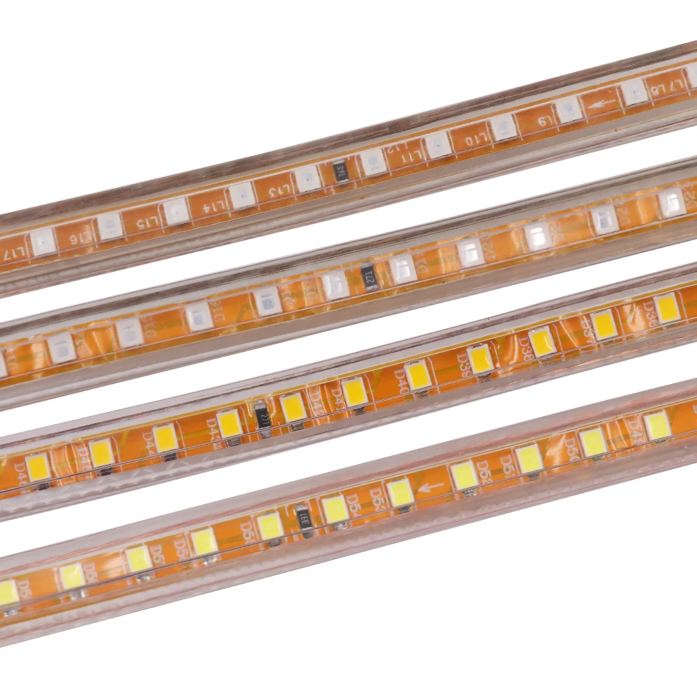 2835 SMD Светодиодная лента 220 в 240 120 светодиодный Диодная лампа s/m с европейской