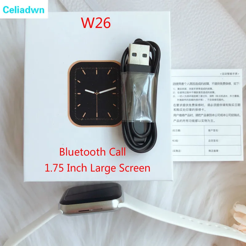 Смарт часы IWO W26 2020 дюйма большой экран для мужчин и женщин|Смарт-часы| |
