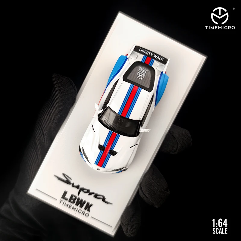 TM TimeMicro 1:64 LBWK Toyota Supra Martini литая модель автомобиля | Игрушки и хобби