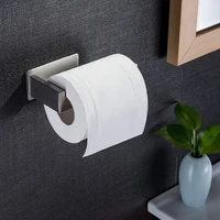 stainless steel wall toilet paper roll towel holder tissue holder self adhesive toilet paper holder for bathroom