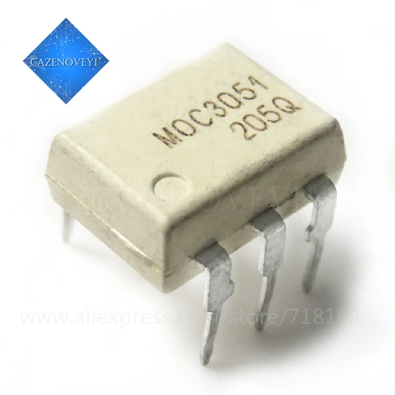 

10 шт./лот MOC3051 3051 DIP-6 SMD-6 в наличии