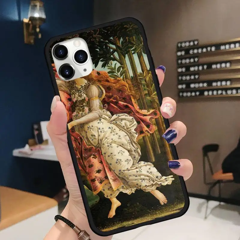 art painting Birth of Venus Phone Case for iPhone 11 12 pro XS MAX 8 7 6 6S Plus X 5S SE 2020 XR | Мобильные телефоны и