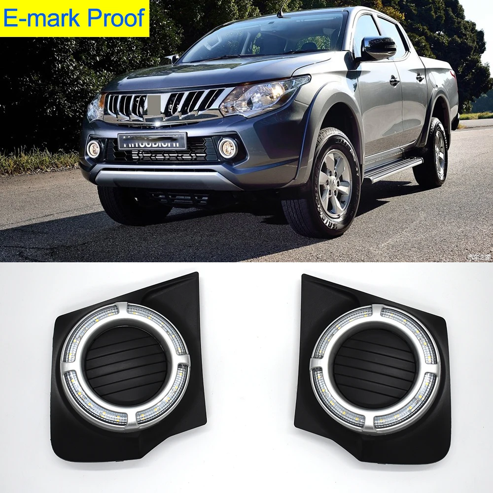 Дневные ходовые огни светодиодные водонепроницаемые с функцией затемнения 12 В