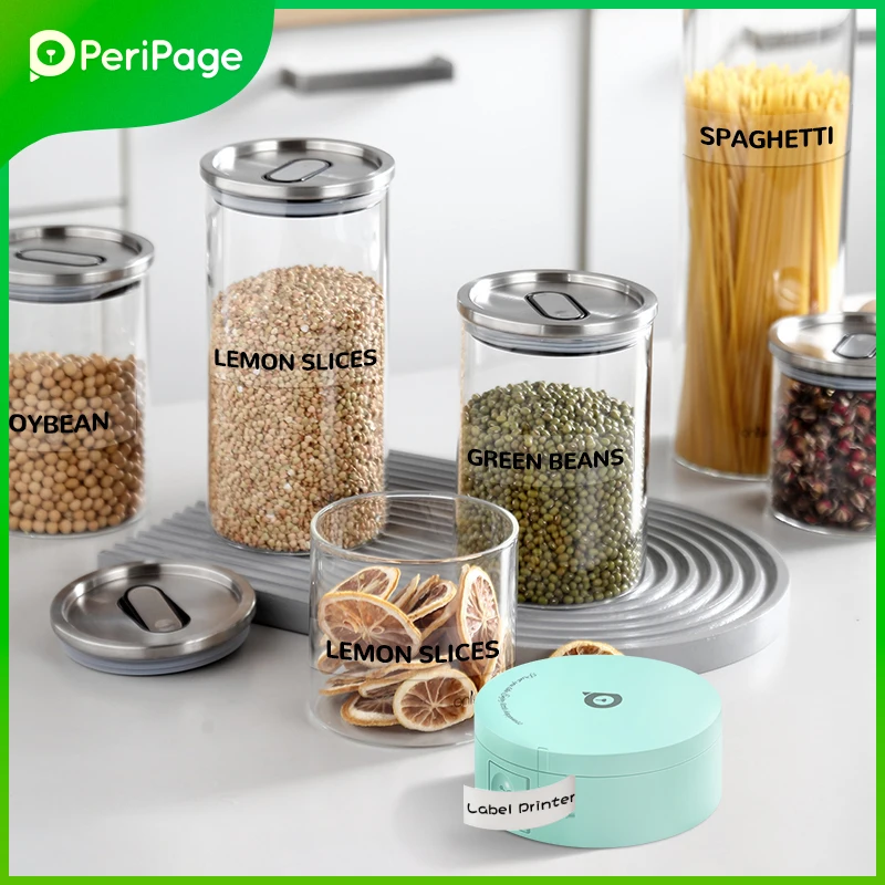 Мини-принтер для этикеток Peripage L1 без чернил беспроводной Bluetooth-принтер домашнего