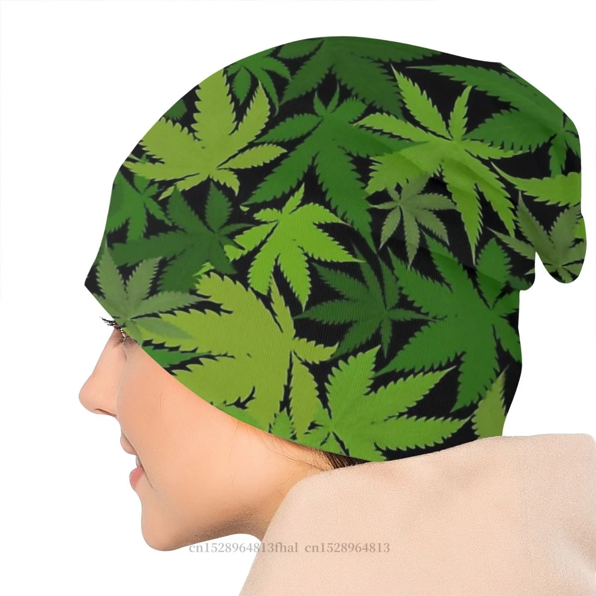 Вязание шляпа растений листьев уличная шапка шапочки для Для мужчин женщин с