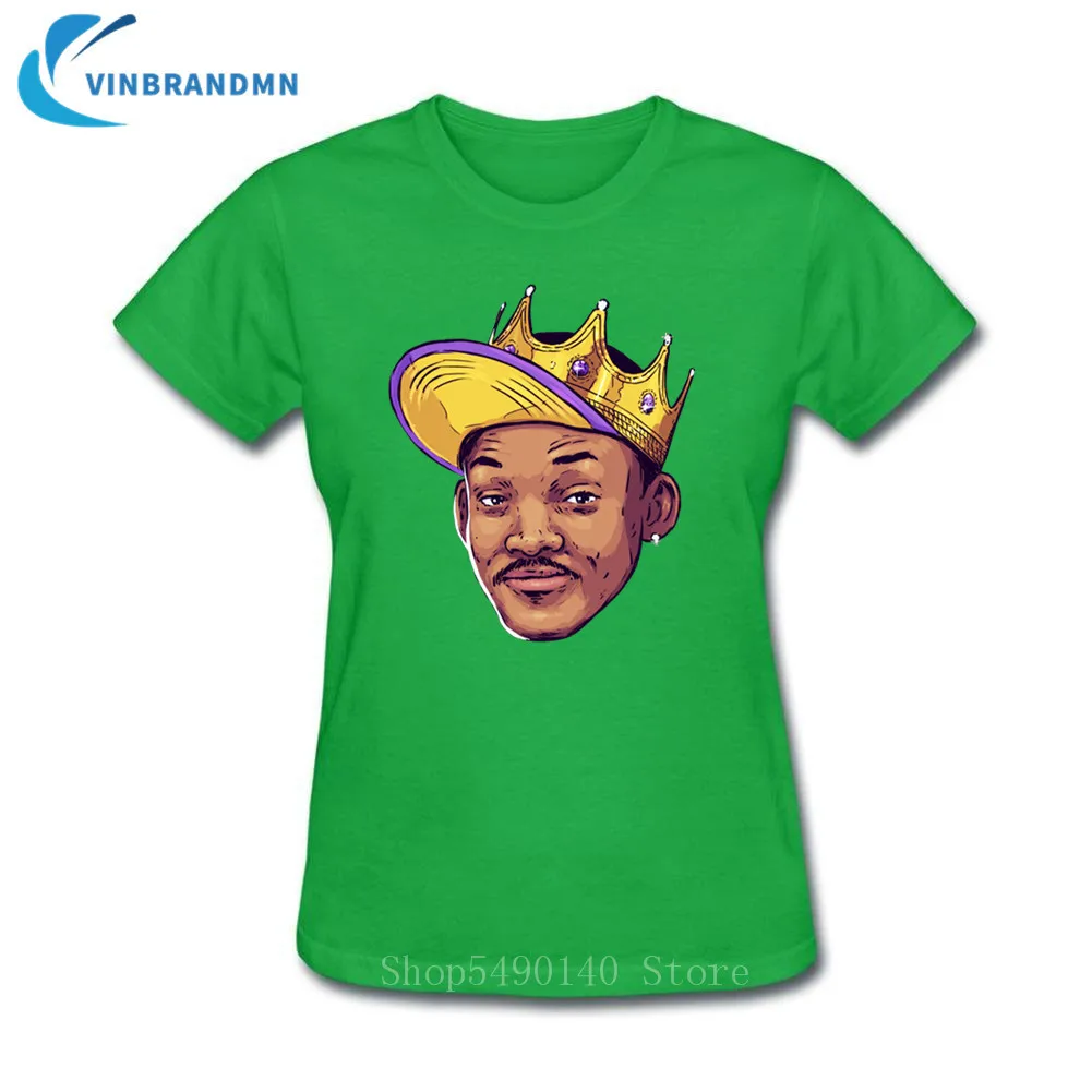 Женская футболка в стиле хип хоп Fresh Prince Bel Air хлопковая с коротким рукавом летнем