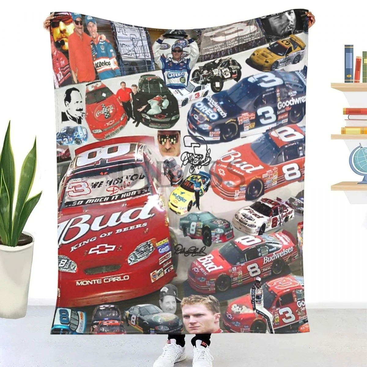 

Фланелевое Одеяло с 3D принтом Дейла амхардта и Дейла младшего