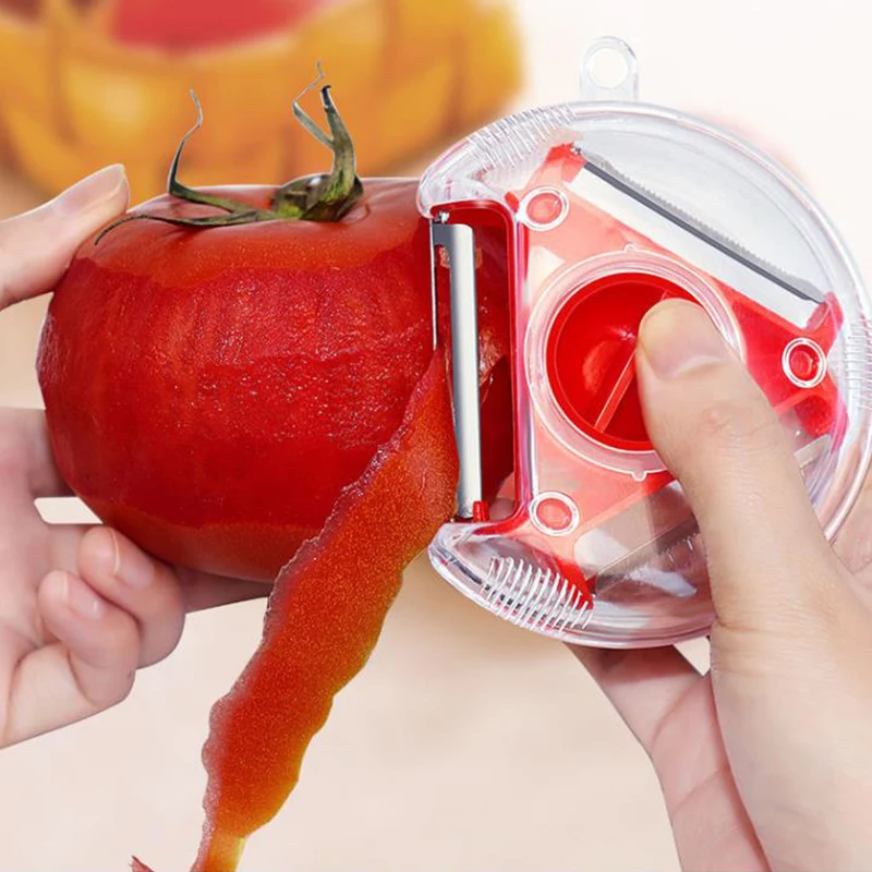 

Magic triple peeler set slicer stainless steel peeler shredder grater kitchen tool shredder multi-peeling blade vegetable peeler