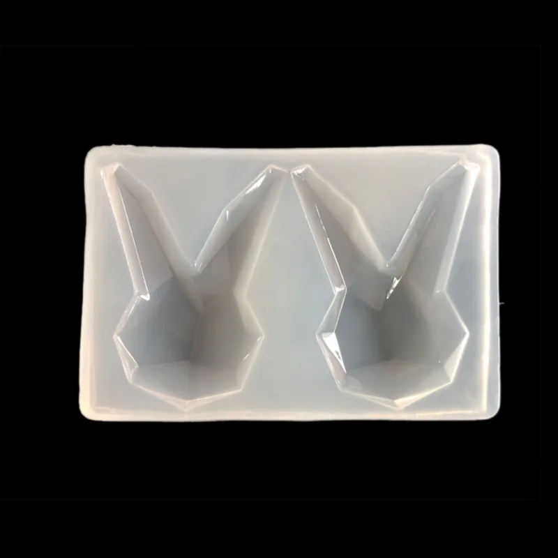 Popular1PC Кролик Подвеска со свиньей DIY силиконовая высушенная форма цветок