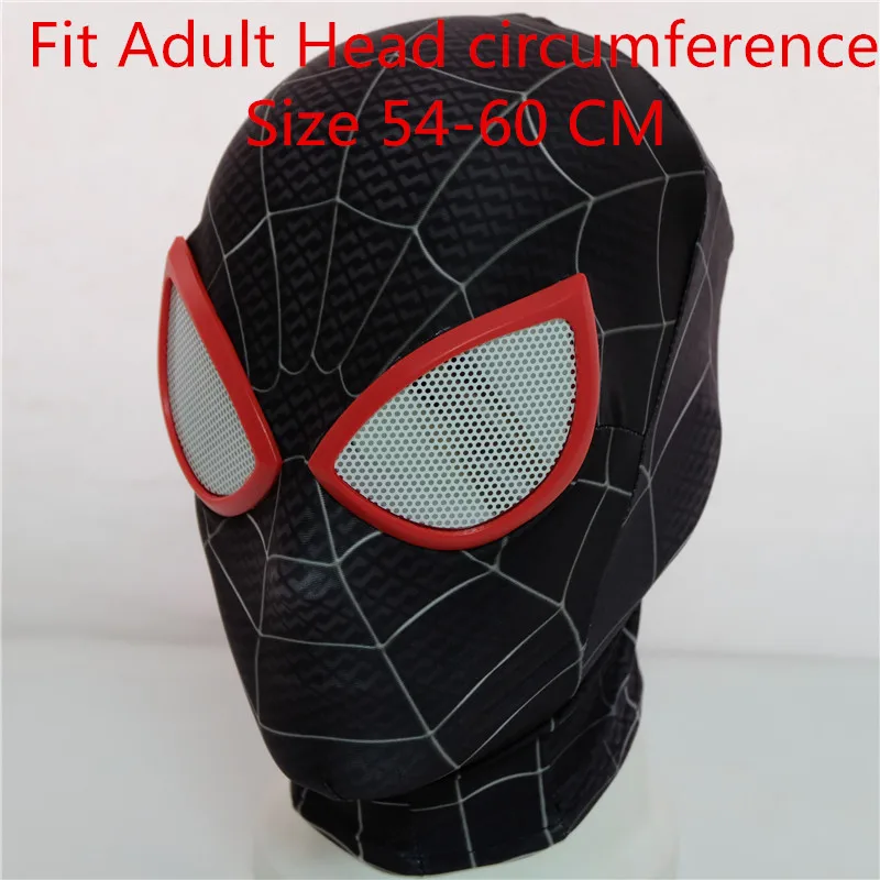 Mask 1 Косплэй костюм миль Morales, супер герой, лайкра, спандекс, супергерой zentai боди костюм комбинезоны для взрослых и детей Для мужчин - Цвет: Mask 1