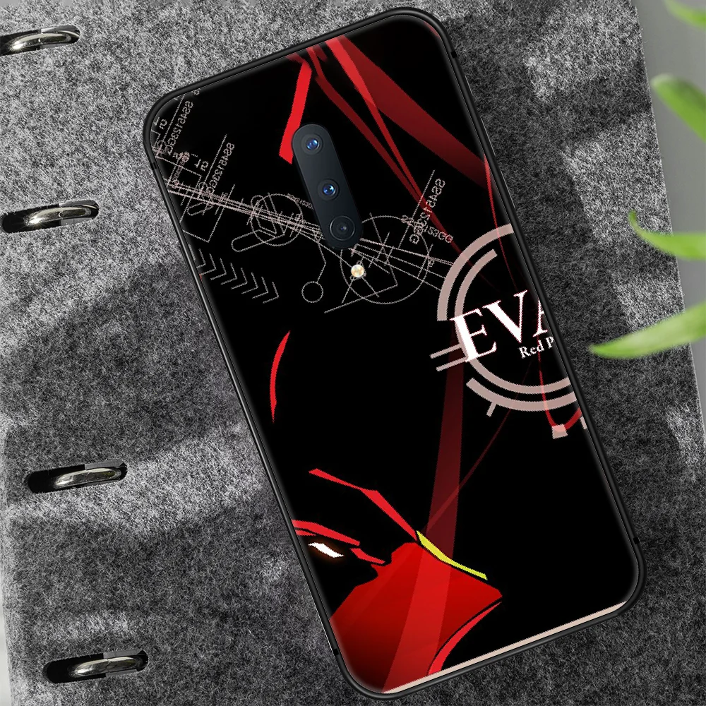 

Genesis Evangelion NGE EVA Phone Case Cover Hull For 1+ Oneplus 5T 6 6T 7 7T 8 8T Pro black Bumper Painting Shell Pretty Etui
