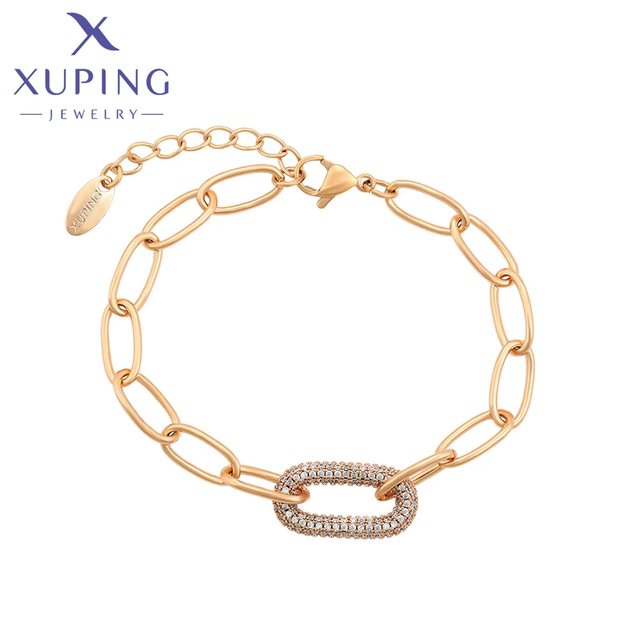

Модные ювелирные изделия Xuping, Новое поступление, женские браслеты, браслет золотого цвета S00138678