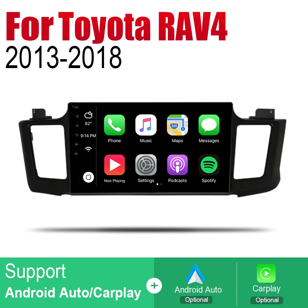 ZaiXi Авто Радио 2 Din Android Автомобильный плеер для Toyota RAV4 2013 ~ 2018 GPS Навигация BT Wifi