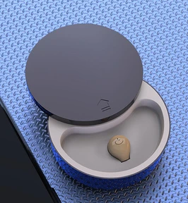 Мини Bluetooth вкладыши невидимые Bluetooth 5,0 наушники True Беспроводной наушник с зарядный чехол громкой связи Bluetooth гарнитура для всех телефонов - Цвет: Хаки