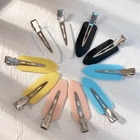 multicolored small exquisite hair clip no bend makeup no crease styling pin clips 4pcs for women girls hair accessories