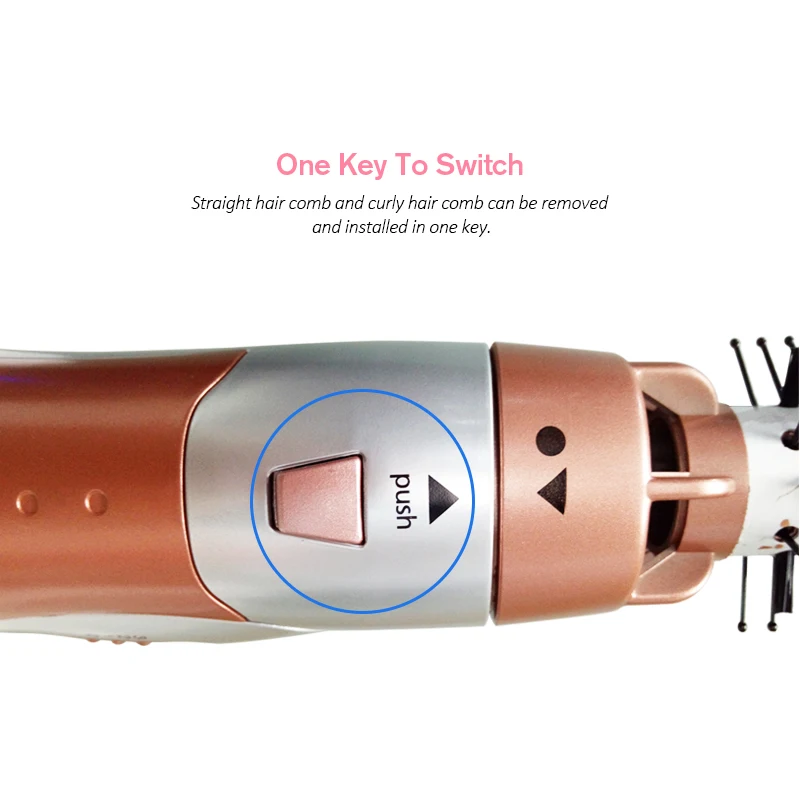 Фен для волос набор инструментов укладки Расческа 2 в 1 с горячим воздухом щетка