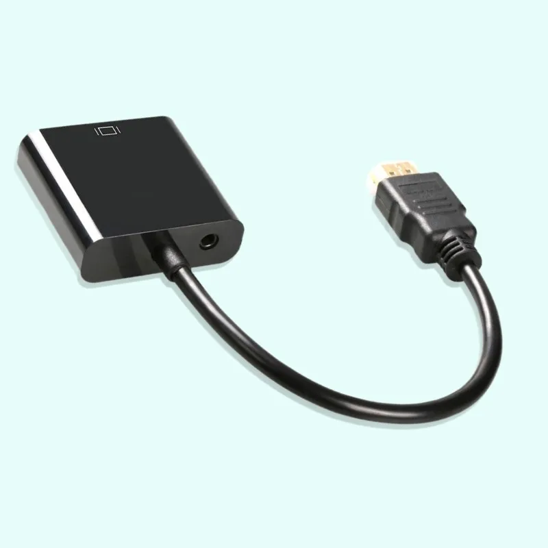 Высококачественный адаптер HDMI VGA Папа мама 1080P цифро аналоговый видео аудио