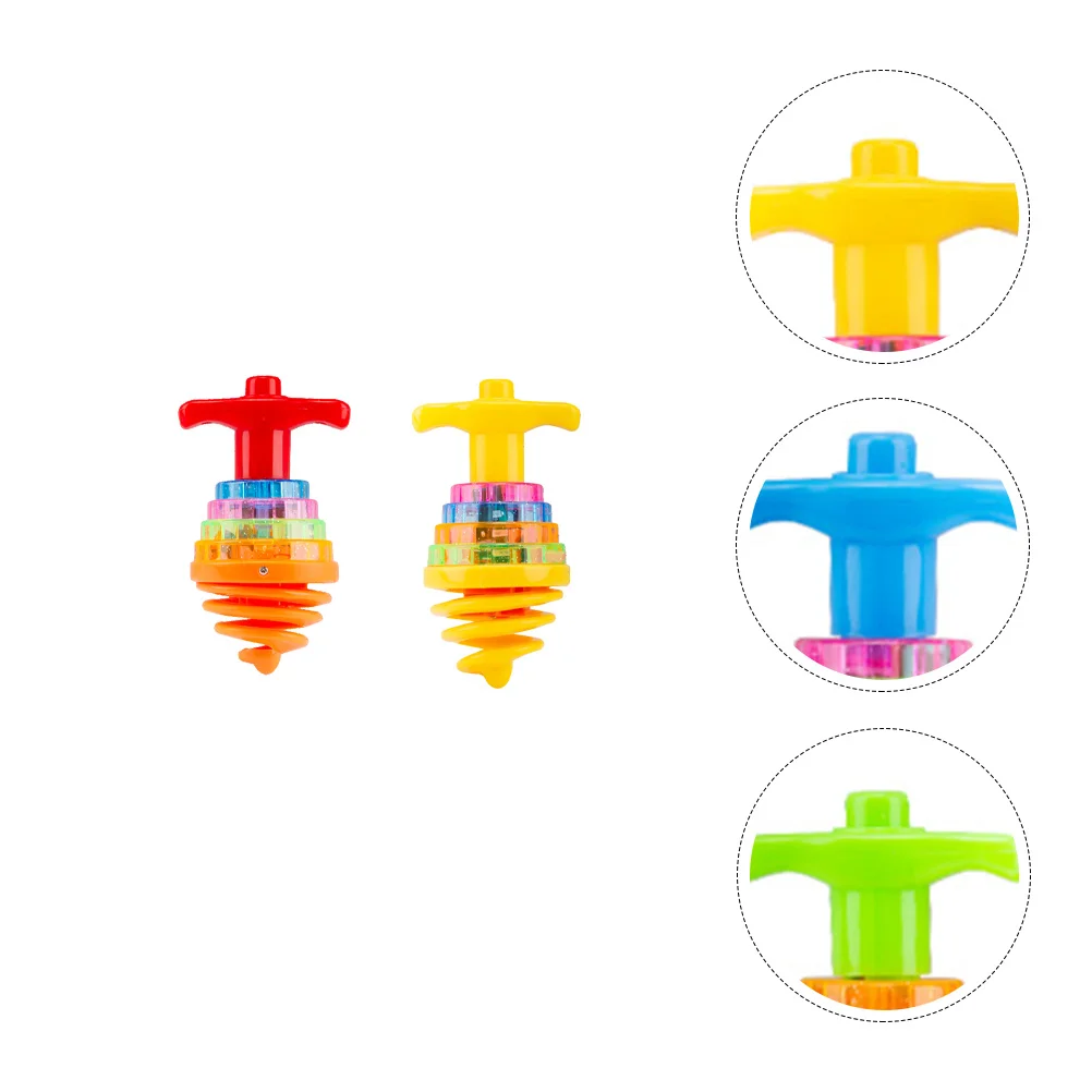 

2Pcs Kids Gyro Toys Toys Funny Gyro Playthings (Random Color)