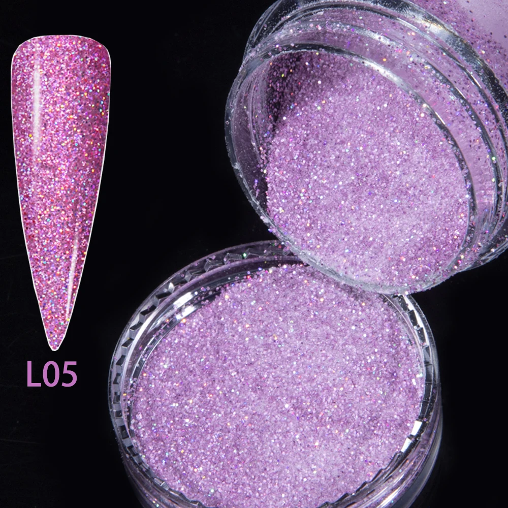 1 баночка Акрил ic холо-порошок с блестками Цвет: розовый золотистый Порошок 2 в