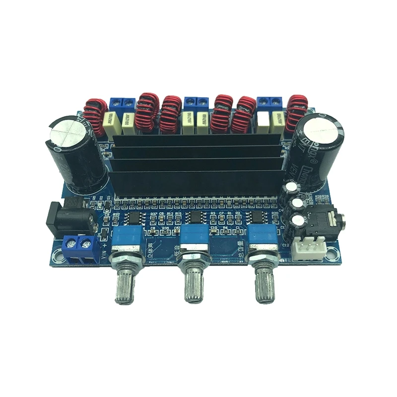 TPA3116 2 1 цифровой усилитель мощности 2X50W + 100W TPA3116D2 сабвуфер динамик усилители DC12-24V |