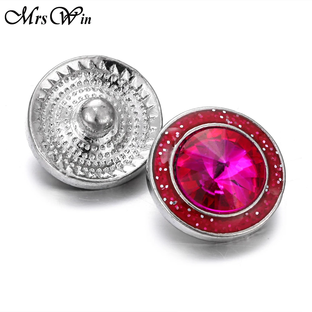 6 шт./лот новинка 2019 ювелирное изделие на кнопках с кристаллами круглый