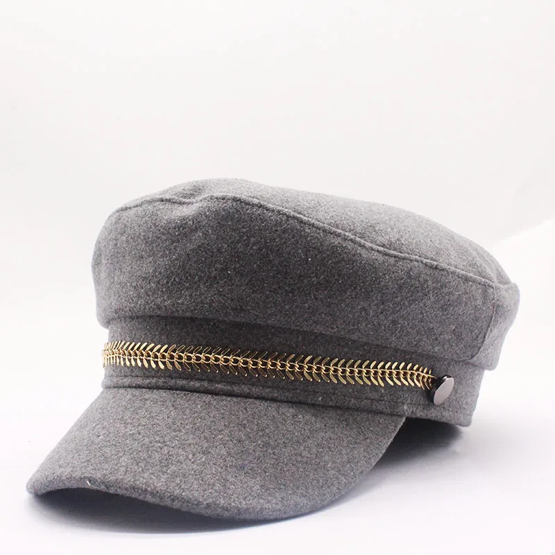 Winter Women's warm hat thicker woolen beret hats painters' caps men's berets cool style factory sells directly |