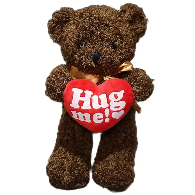 30-50 см Kawaii Love Bear плюшевый медведь плюшевые мягкие игрушки кукла с сердцем супер