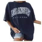 2021, женская обувь для женщин в винтажном стиле; Футболка с принтом; Модные свободные топы с короткими рукавами с летняя одежда женская размера плюс топы с круглым вырезом для девочек # y