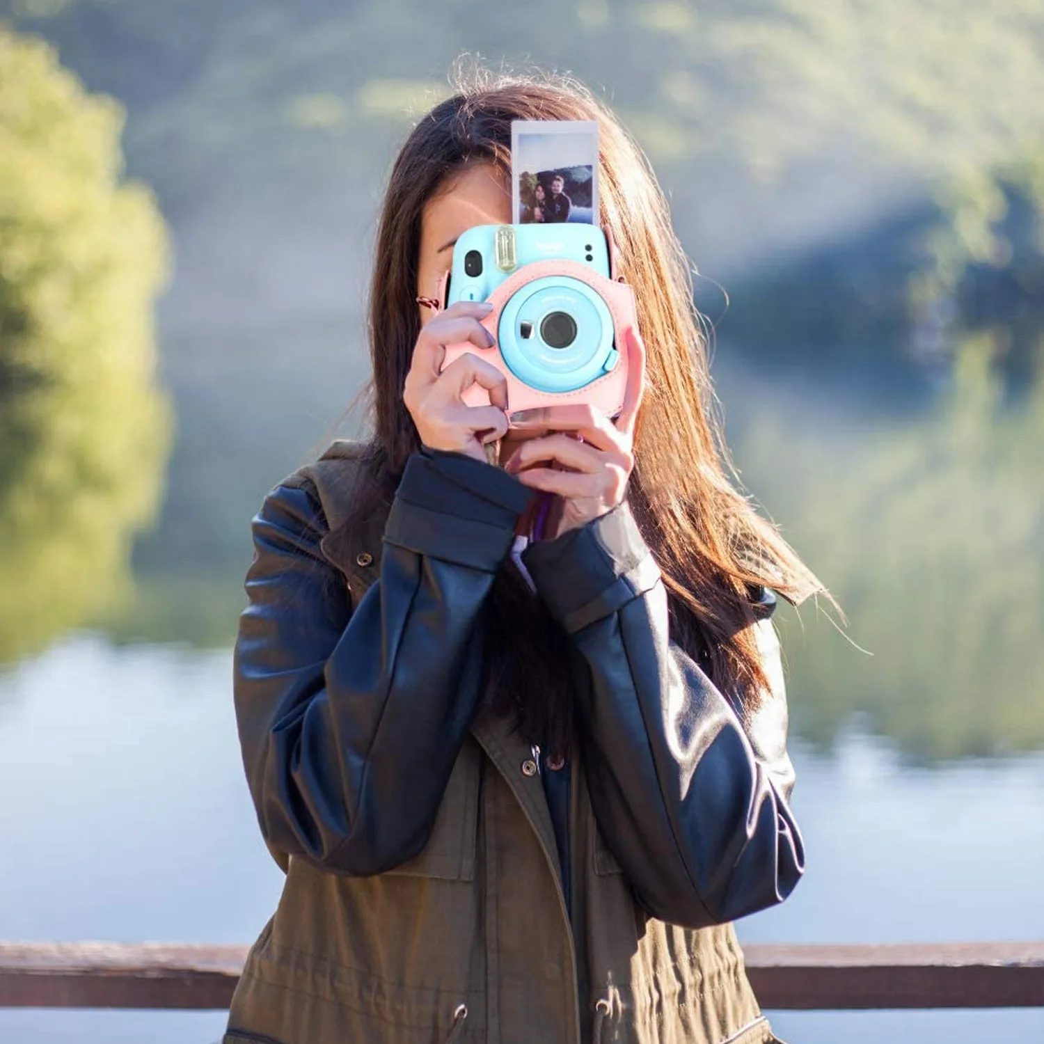 Besegad Защитная сумка для камеры чехол хранения из искусственной кожи с