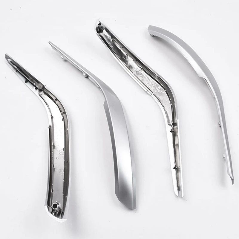 

4PCS Car Interior Door Handle Cover Chrome Silver Handle Sticker Trim for BMW- X1