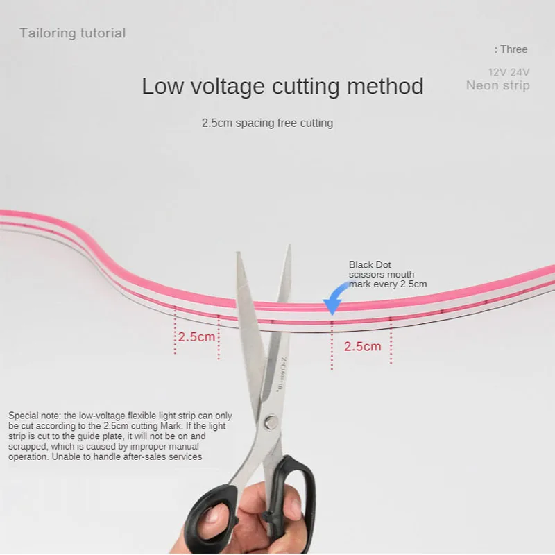 

6*12mm LED Strip 12/220V IP55 Waterproof Decoration Lighting Tape RGB Flexible Ring Wall Light Luminous String For Living Room