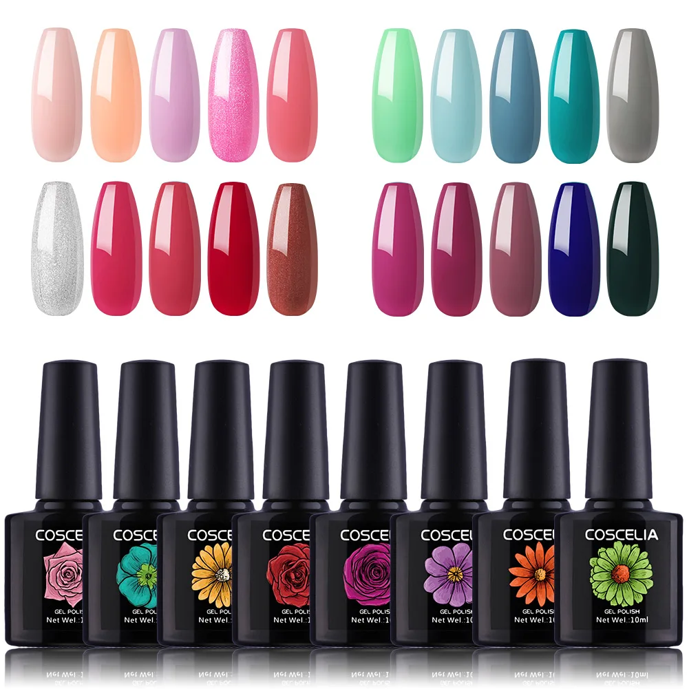 Светодиодный УФ Гель лак для ногтей набор гель лаков удаляемый замачиванием все