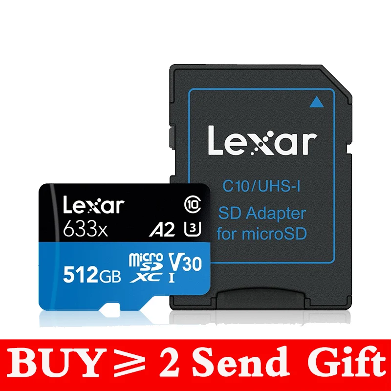 Карта памяти Lexar Micro SD 128 ГБ 16 32 64 класс 10 U1 U3 A2 карта TF мини sd|Карты памяти| |
