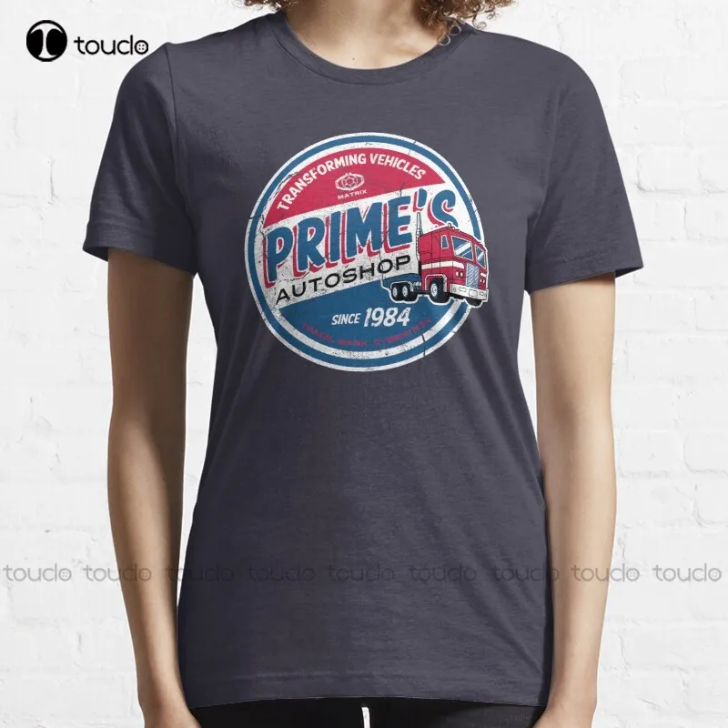 

Новинка от Prime'S Autoshop-винтажная потертая футболка в стиле гаража, мужские рубашки с коротким рукавом, Повседневная хлопковая футболка унисек...