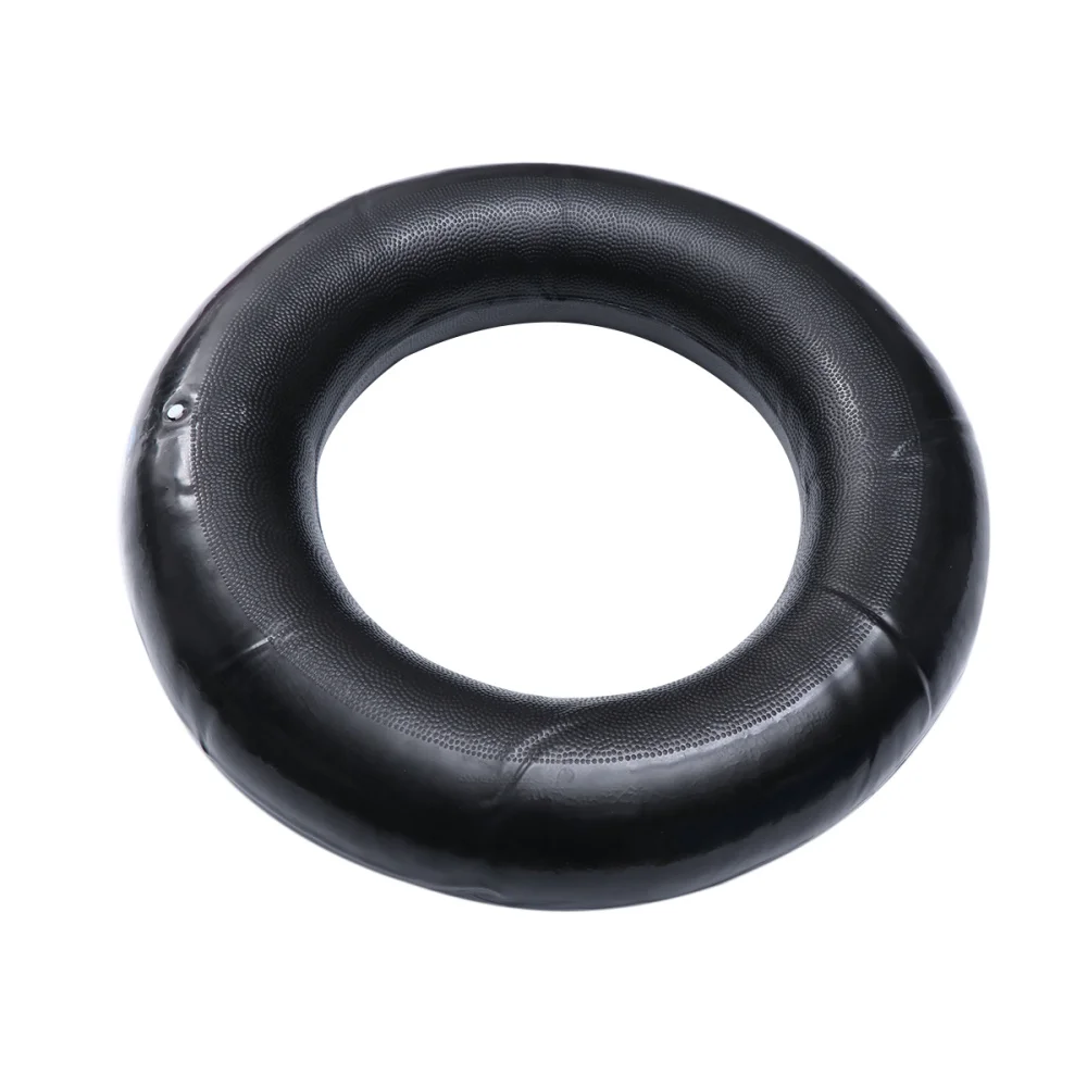 

Thicken Adults Inflatable Rubber Swim Ring Safety Aid Float Seat Ring - 80cm after Inflation (Black)