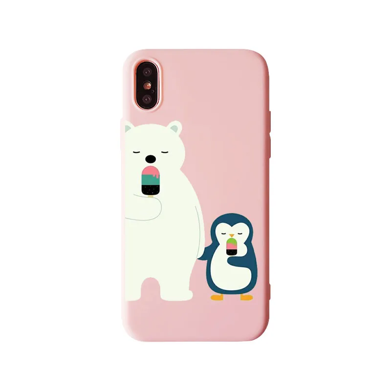 TPU Роскошный мягкий ТПУ чехол для телефона для iPhone 11 11Pro X XS MAX XR 5 5S SE 6 6s, 7, 7 plus, 8, 8 plus, в мультяшном стиле, мы вся правда о медведях крышка - Цвет: TPU