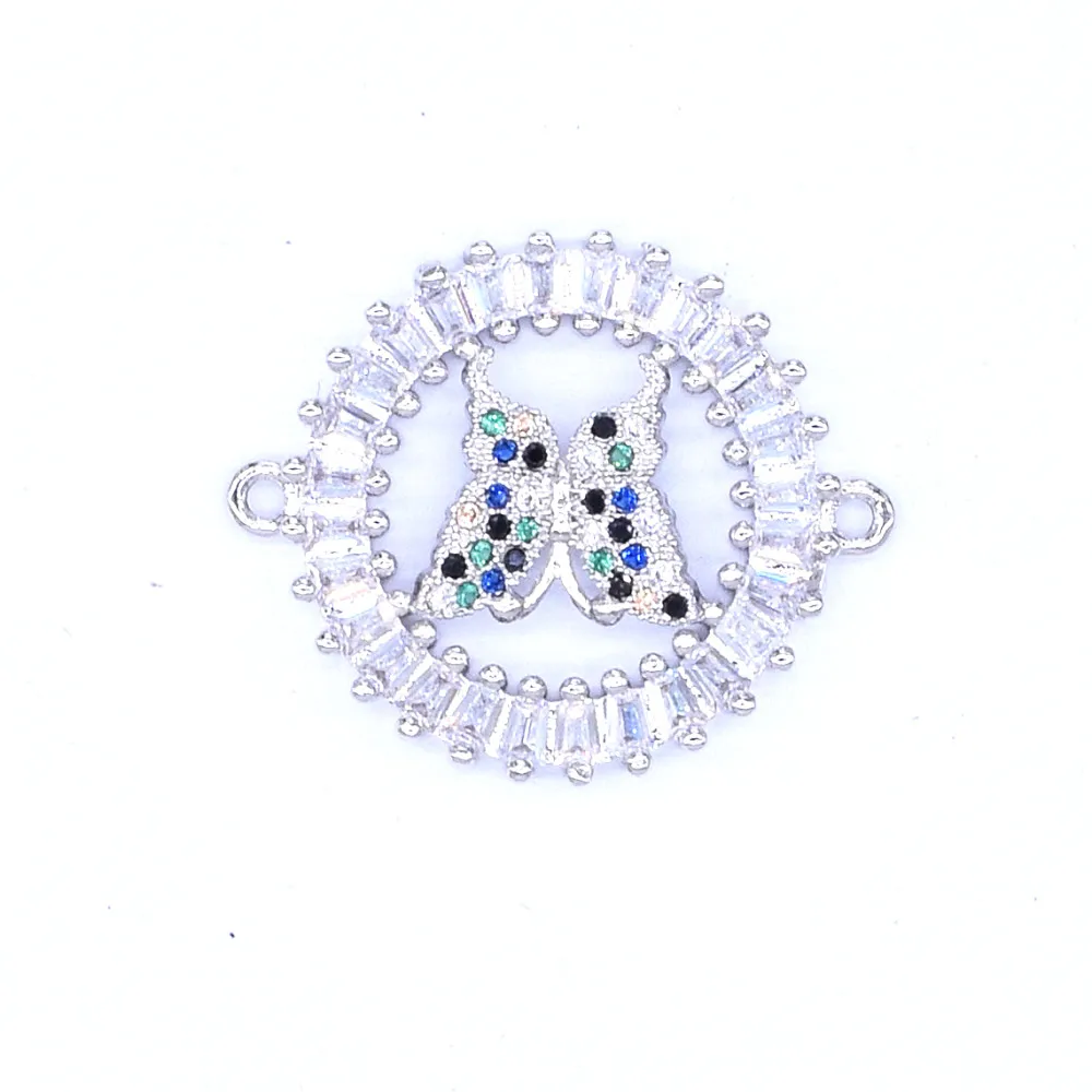 Красивые Подвески-бабочки с микрозакрепкой циркониевый кулон подходит для