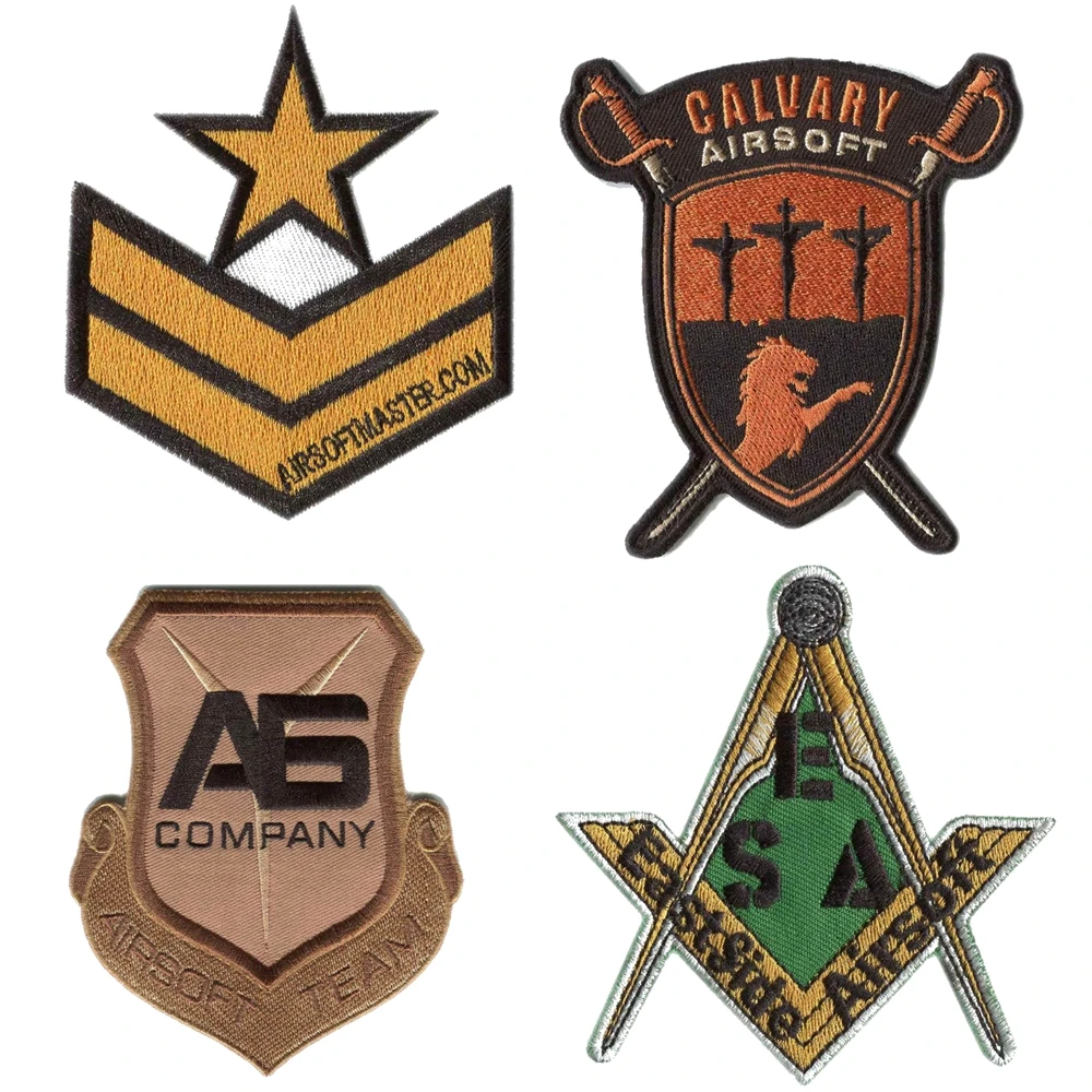 

Custom Airsoft Patches Embroidery patches For Garment